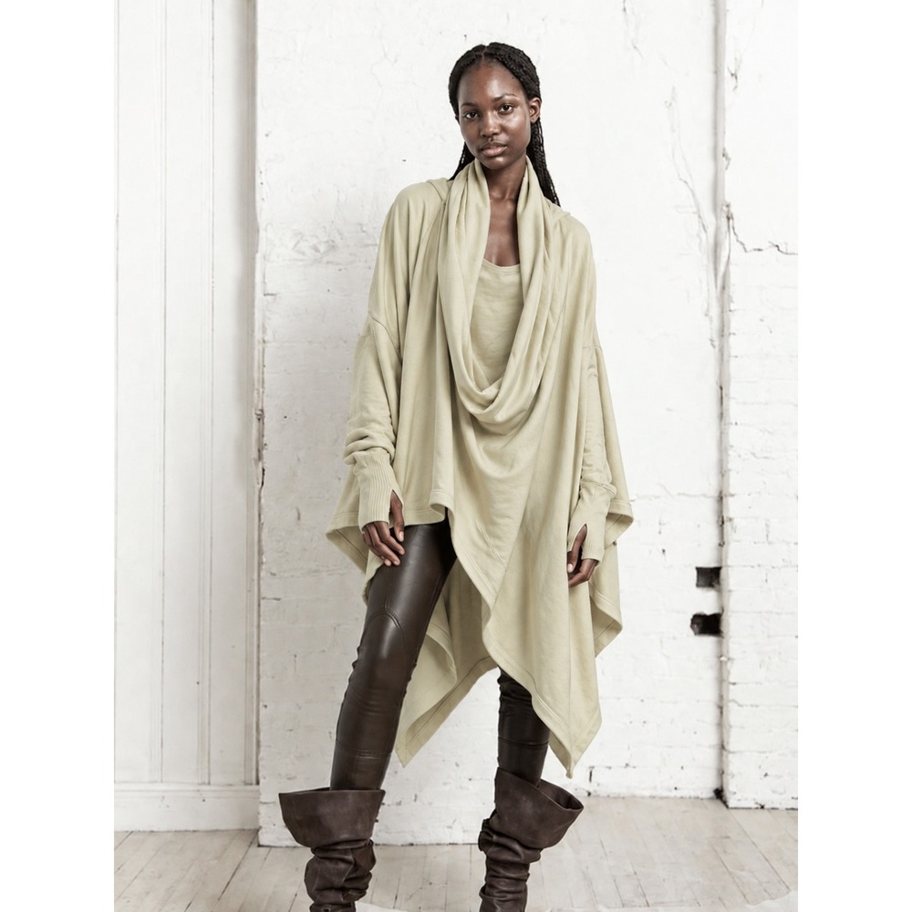Nicholas K Draped Balaclava Hooded Sweater